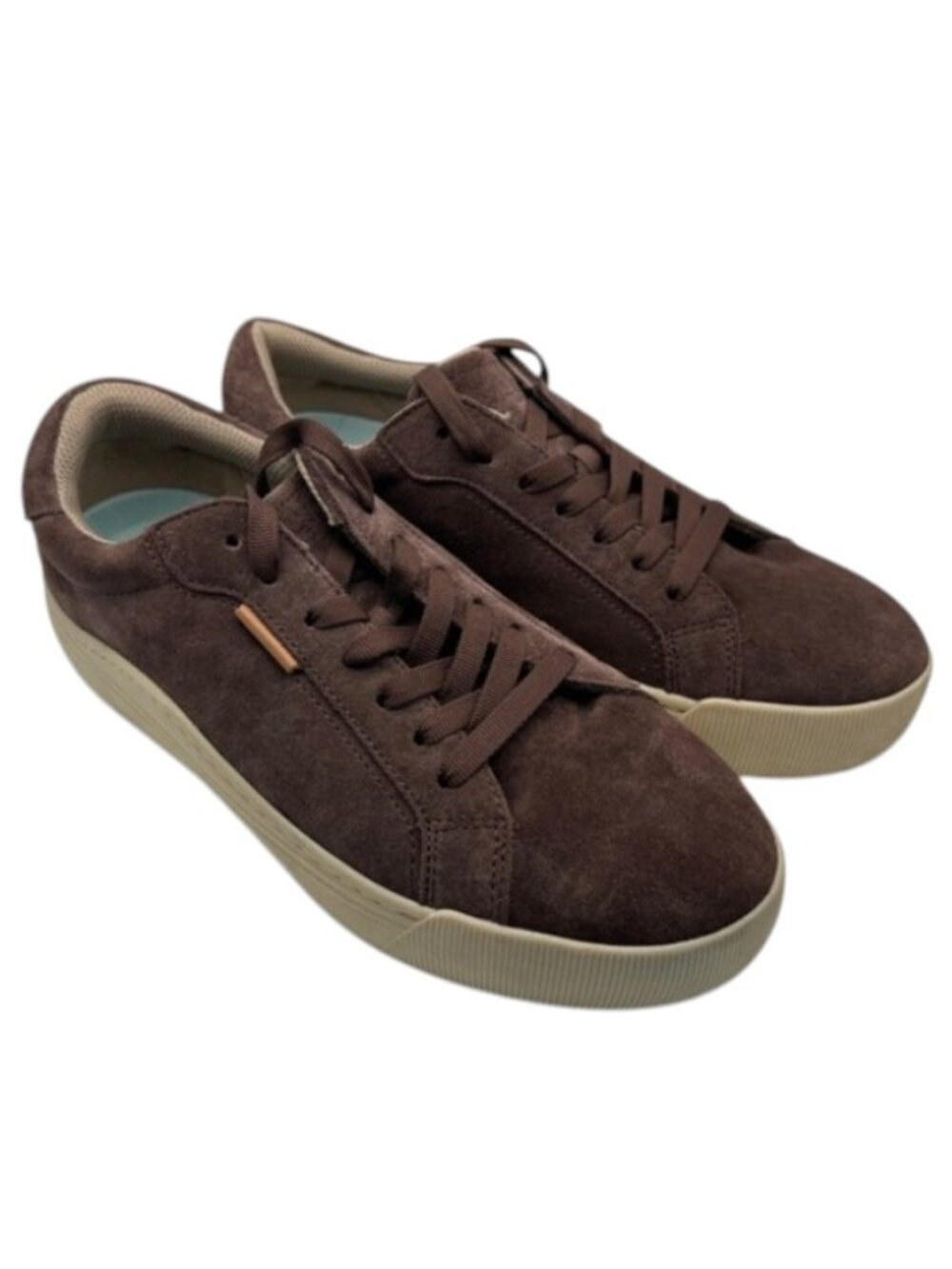 Dr Scholls Take Time Brown Suede Sneakers 8.5 M Retro Casual Fall